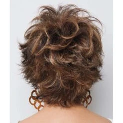 PARRUCCA CORTA MOSSA CASTANO CHIARO -Trucco Di Halloween 800x800 mil570943 parrucca corta mossa castano chiaro 2