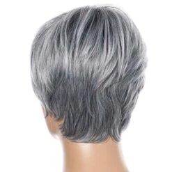 PARRUCCA CORTA ARGENTO -Trucco Di Halloween 800x800 mil948774 parrucca corta argento 3