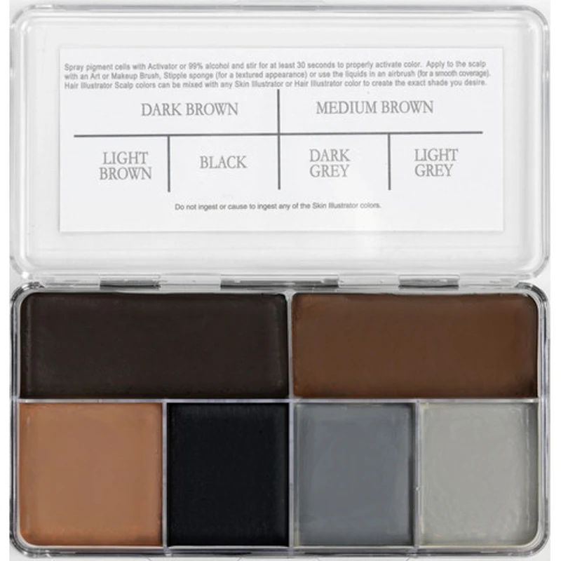 PAL.HAIR ILL.SCALP 6 COL. 2 PAL.HAIR ILL.SCALP 6 COL. - immagine 2